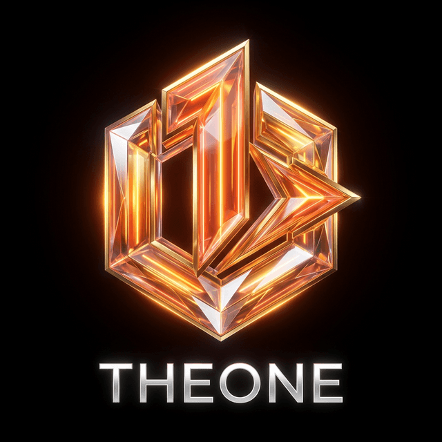 더원그룹 로고 (Dark Theme 3D Effect)